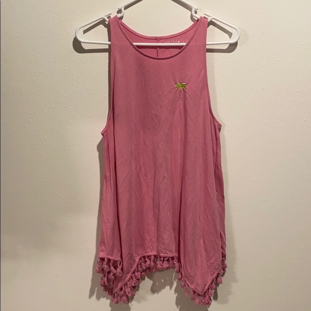 Fifth Sun High Neck Palm Tree Tank